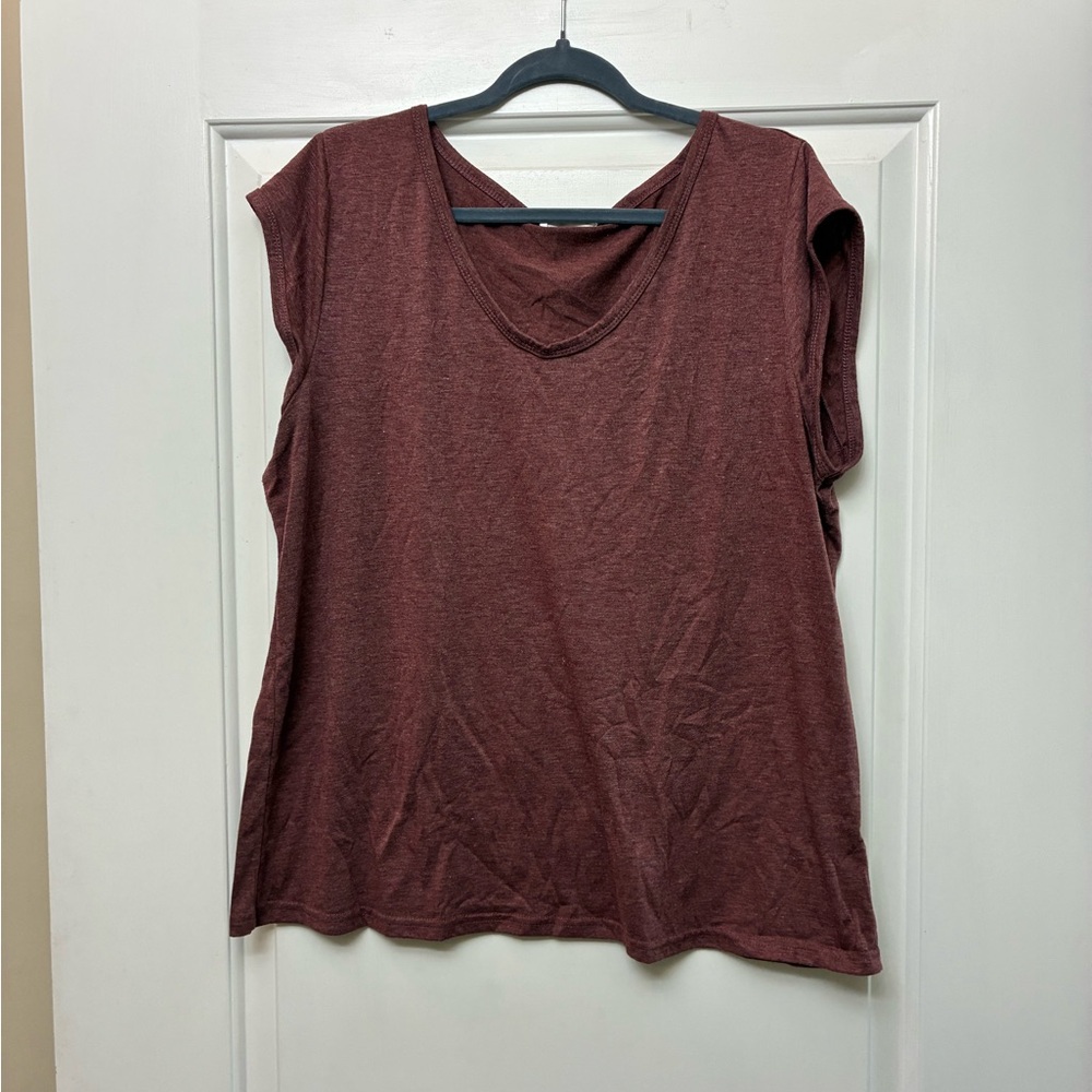 Women's Burgundy Tee